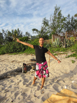 Anniversaire sur la plage à la Réunion