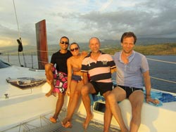 Sortie catamaran à Saint Gilles les Bains