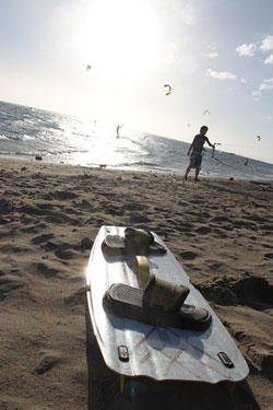 Kitesurf à la Saline les Bains