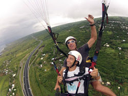 Vol en parapente Saint Leu