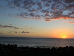 Couché de soleil depuis notre résidence 28/04/2012