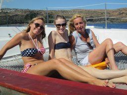 Catamaran avec Nathalie