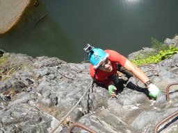 Via ferrata cascade Niagara