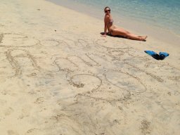 Jour de l'an à la plage