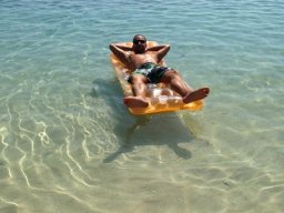 Jour de l'an à la plage