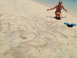 Jour de l'an à la plage