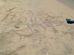 Jour de l'an à la plage