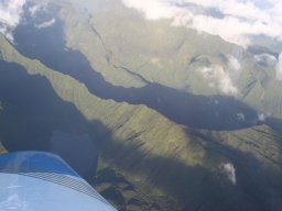 Tour de l'île en avion