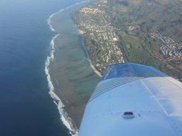 Tour de l'île en avion