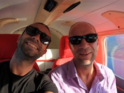 Tour de l'île en avion