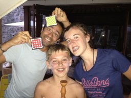 Visite de la super famille !