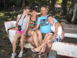 Visite de la super famille !