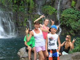 Visite de la super famille !