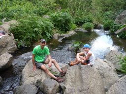 Visite de la super famille !